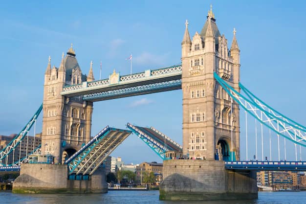 Tower Bridge over the River Thames, London